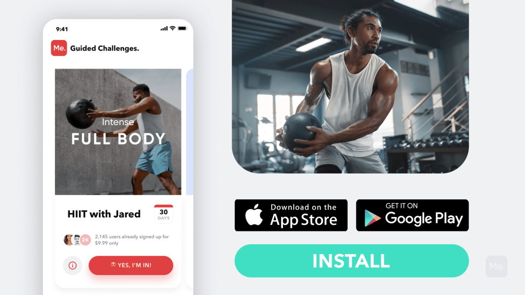 Full body best sale workout app