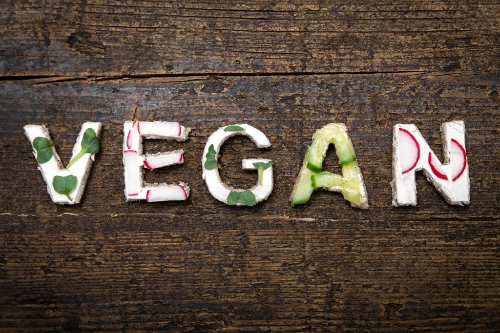 What does a vegan diet consist of?