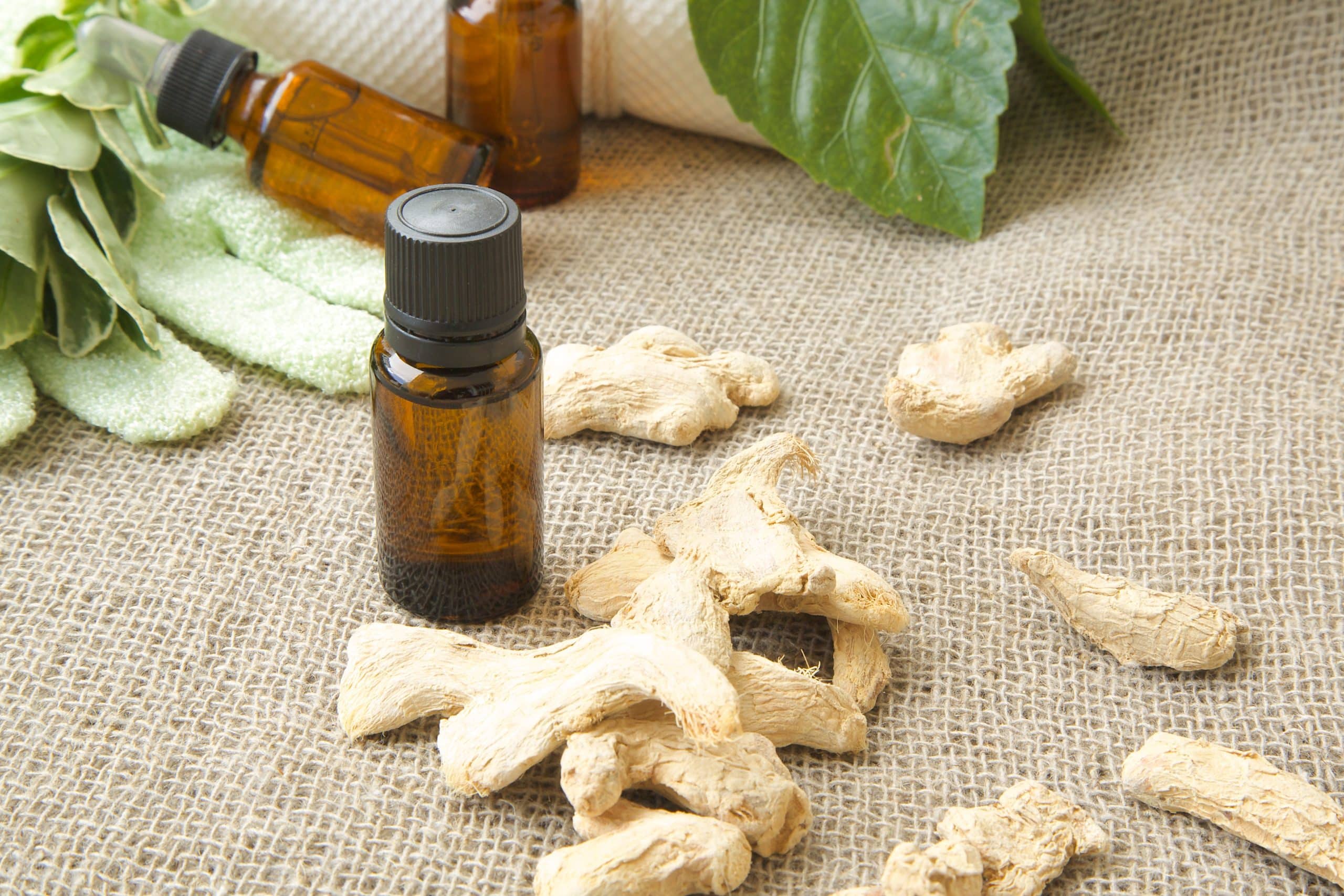 Ginger and camphor
