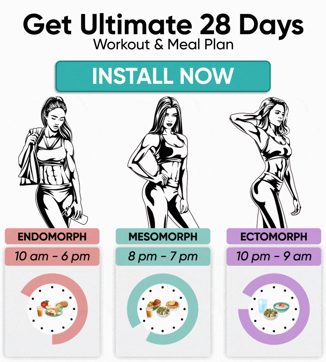 Get Ultimate 28 Days Workout Meal Plan