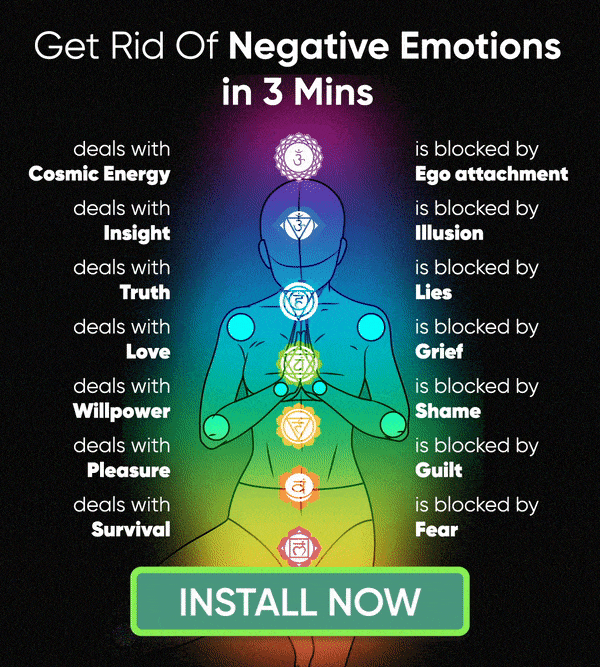 Get Rid Of Negative Emotions In 3 Mins