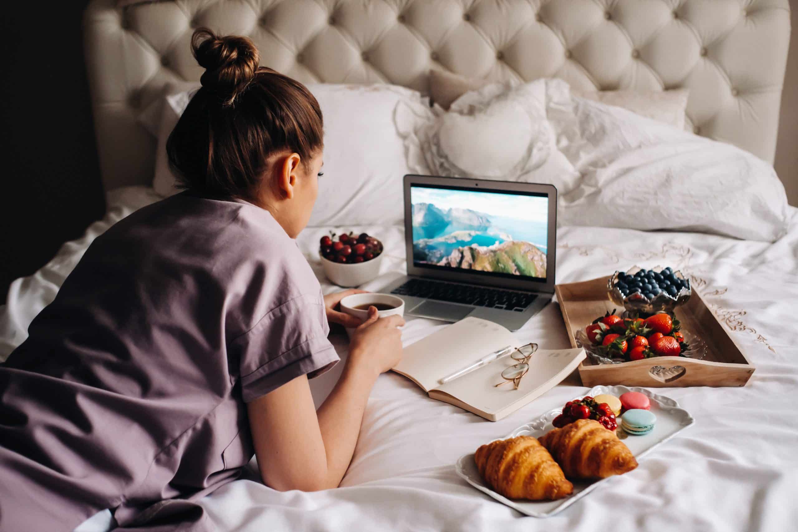 Couple Eating Before Bed