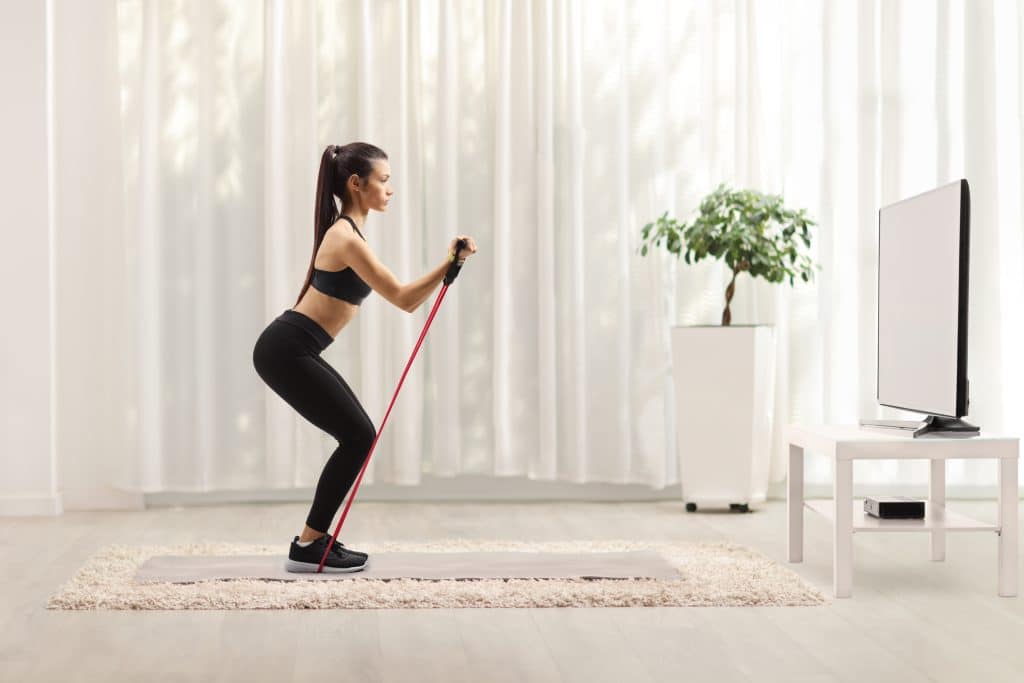 resistance band exercises for chest and back