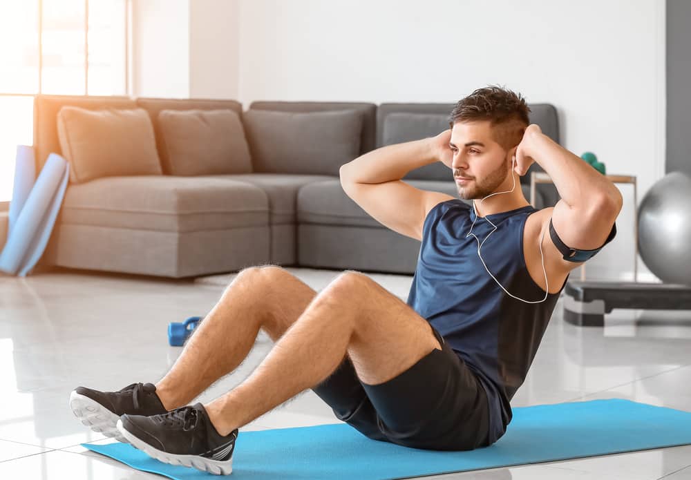 at home workouts for men who are overweight