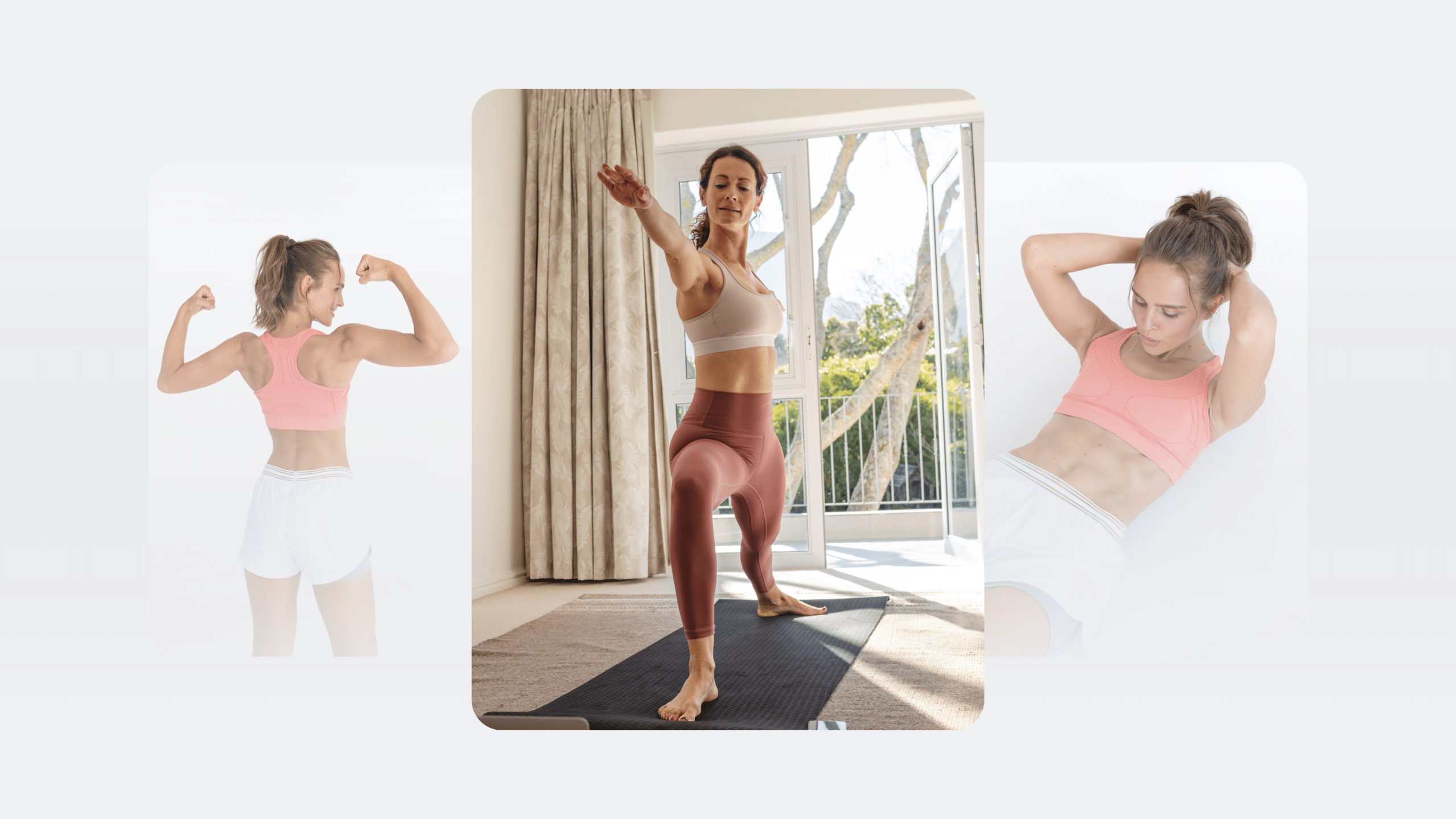 no bra yoga stretching workout challenge pilates 