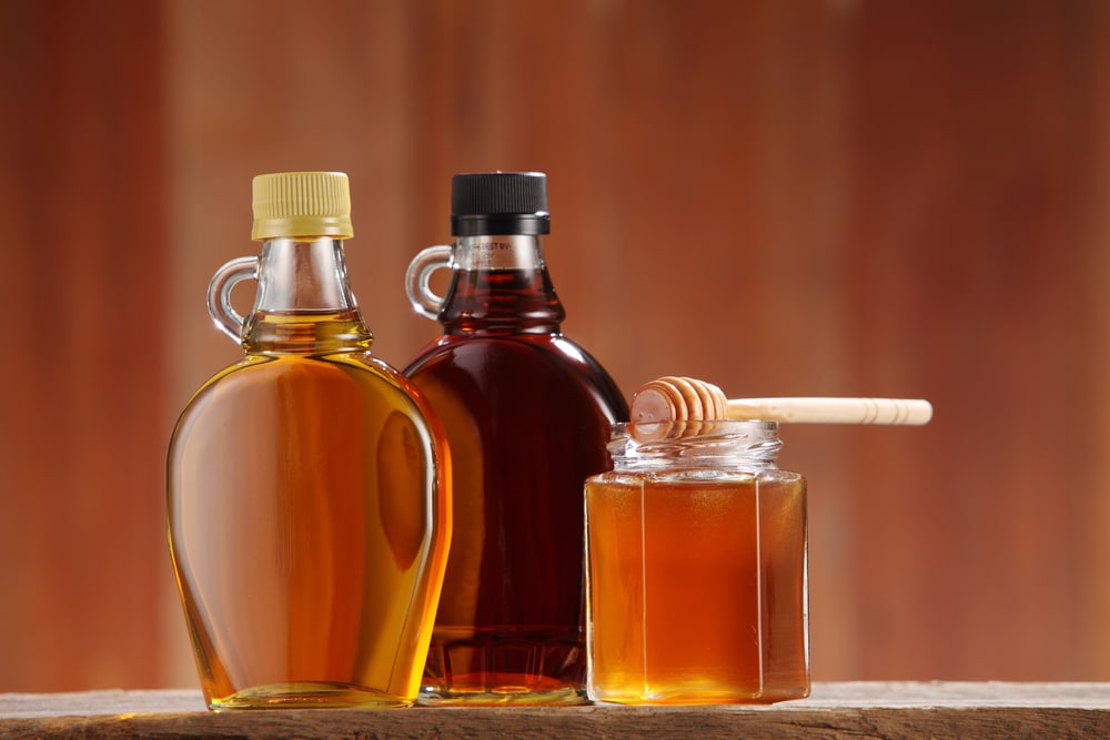 fructose in honey vs maple syrup