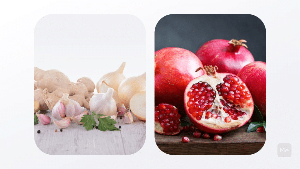pomegranate helps with progesterone
