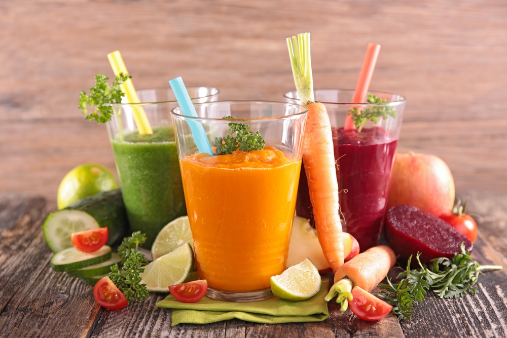 diet fruit and vegetable smoothies