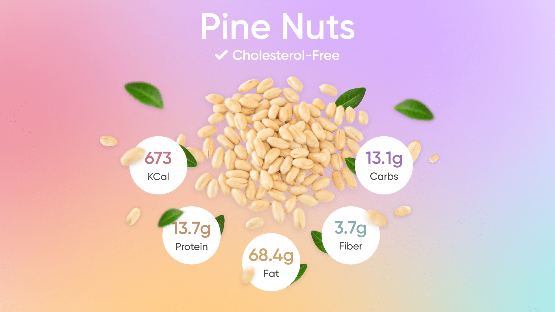 Pine Nuts Nutritional Value Per 100g