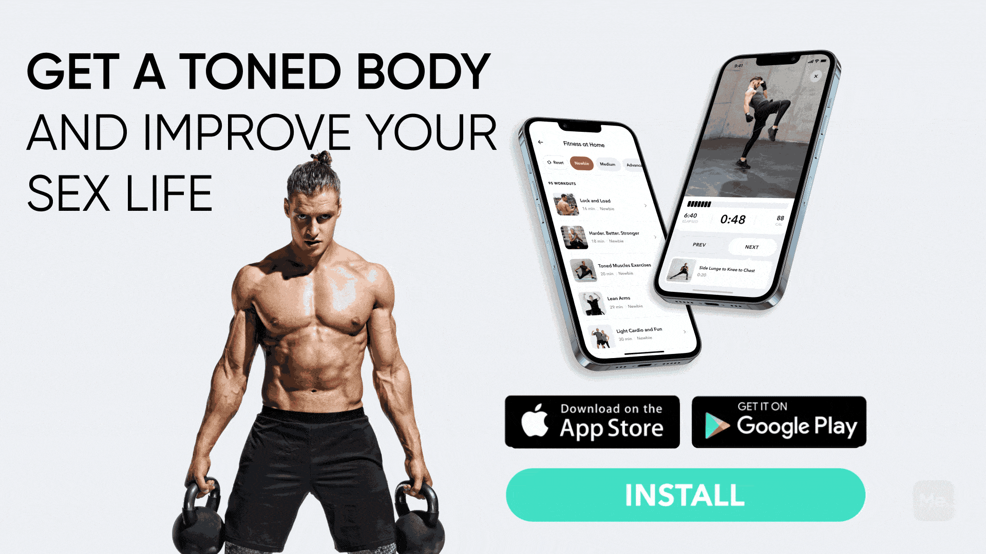 Get a toned body and improve your sex life