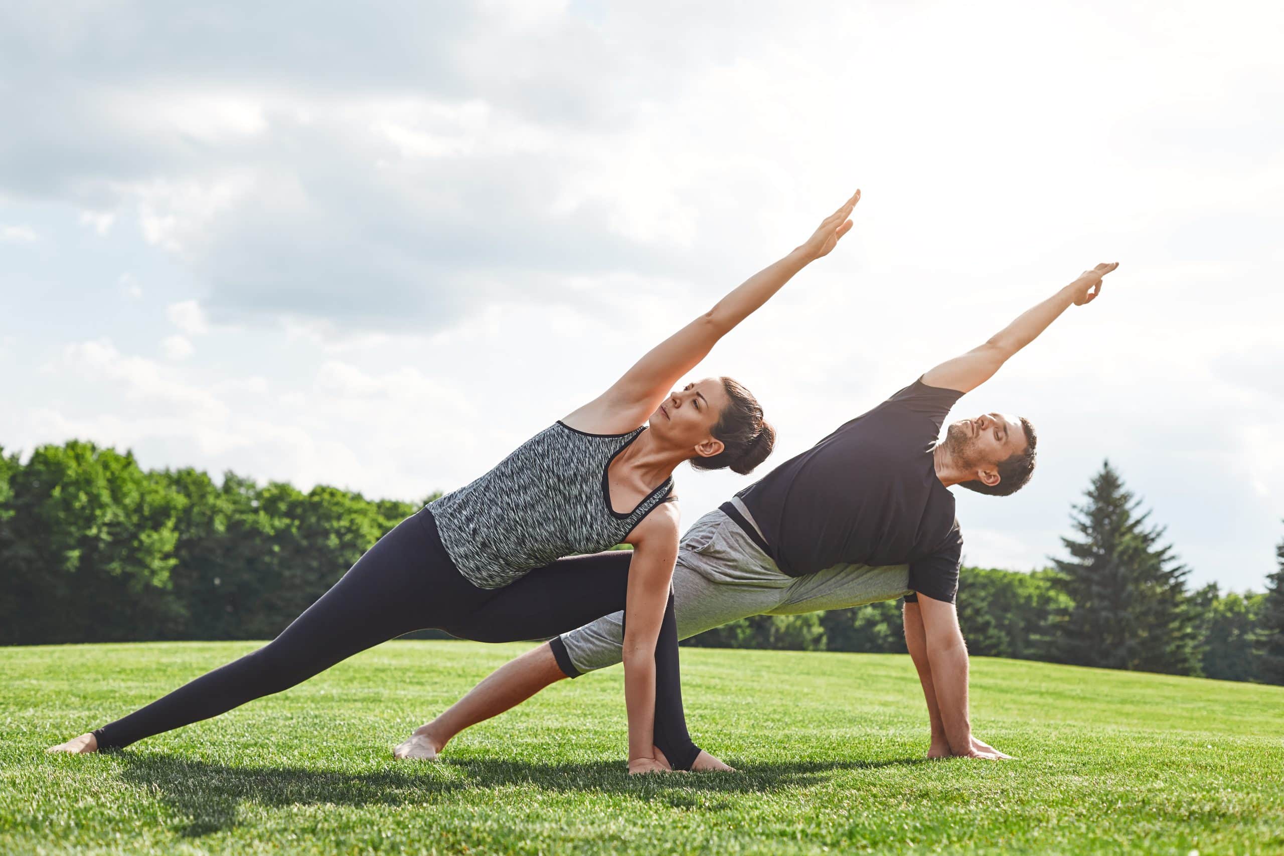 Partner yoga poses Stock Photos, Royalty Free Partner yoga poses Images |  Depositphotos