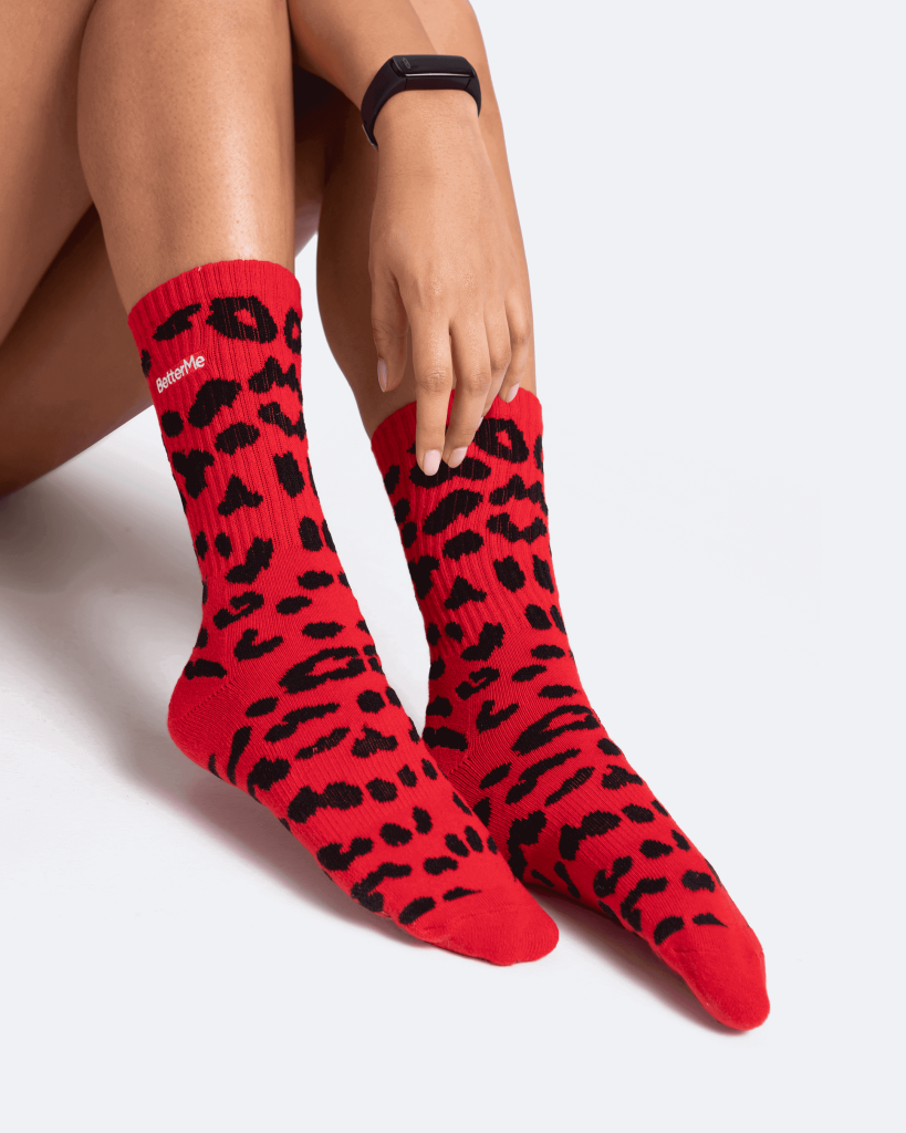 leopard socks