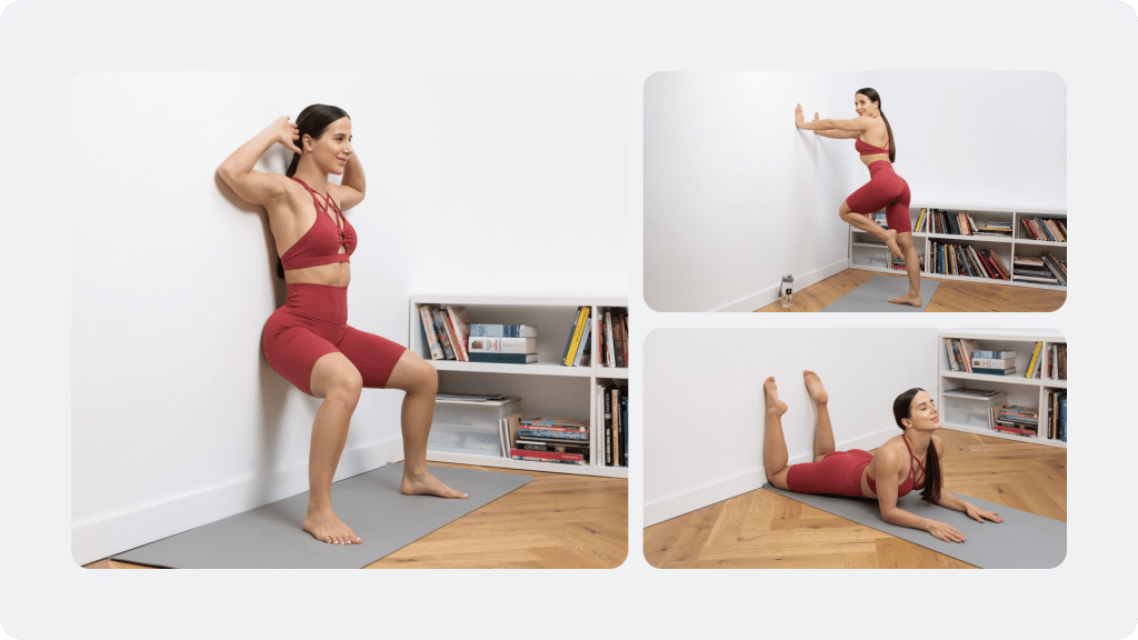 wall yoga poses