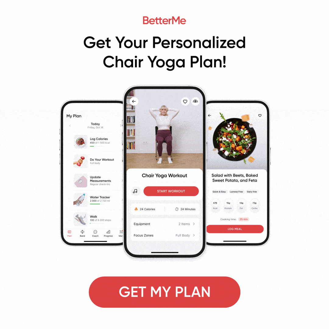 Get Your Personalized Chair Yoga Workout Plan