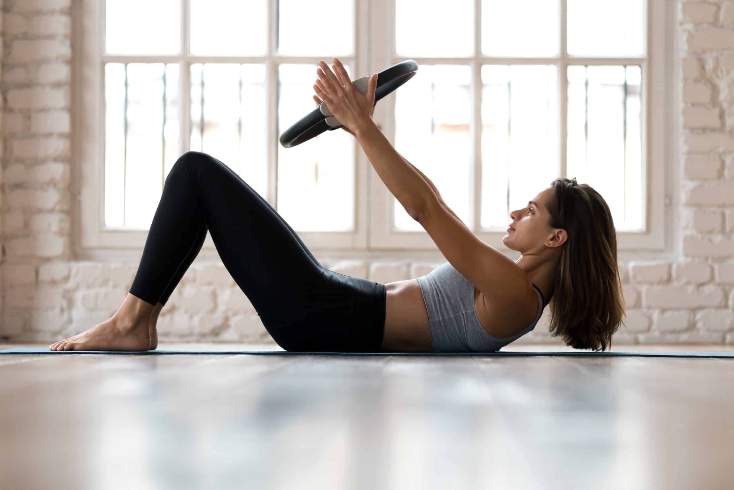 Pilates Ring Fitness Circle, Pilates Equipment Pelvic Floor Muscle  Strengthener for Women, Thigh Master Leg Exerciser Workout for Women  Equipment