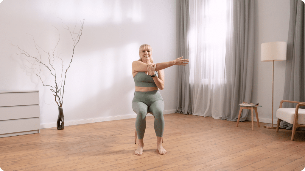 Chair yoga for muscle building beginners