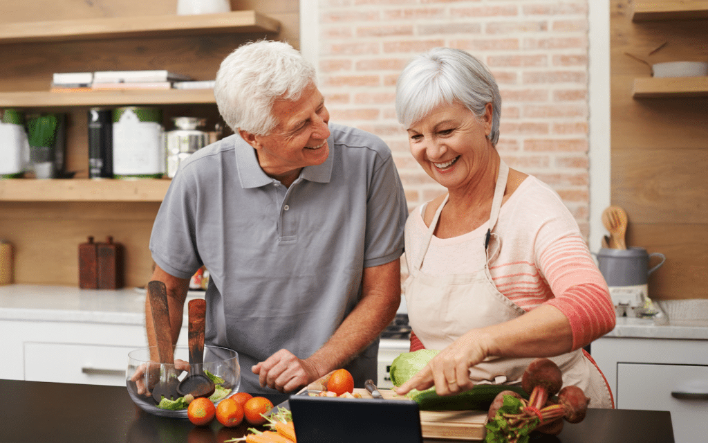 Which Step Can A Person Take To Encourage Elderly Family Members To Eat Healthy Meals?